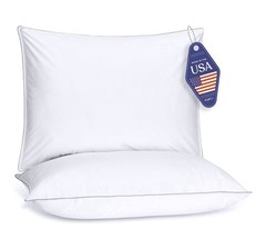 Down Alternative Pillows Standard/Queen Size Set of 2 – Queen (U.S. Standard)