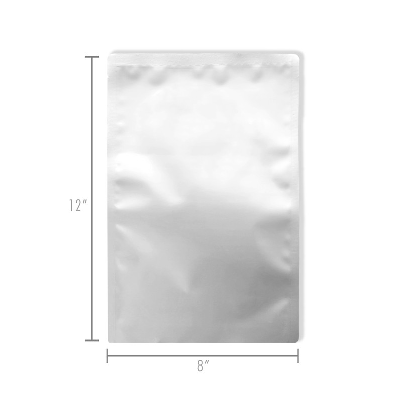 PackFreshUSA 50 Pack 5 Mil Quart Heavy Duty Mylar Bags (8" x 12") gallery