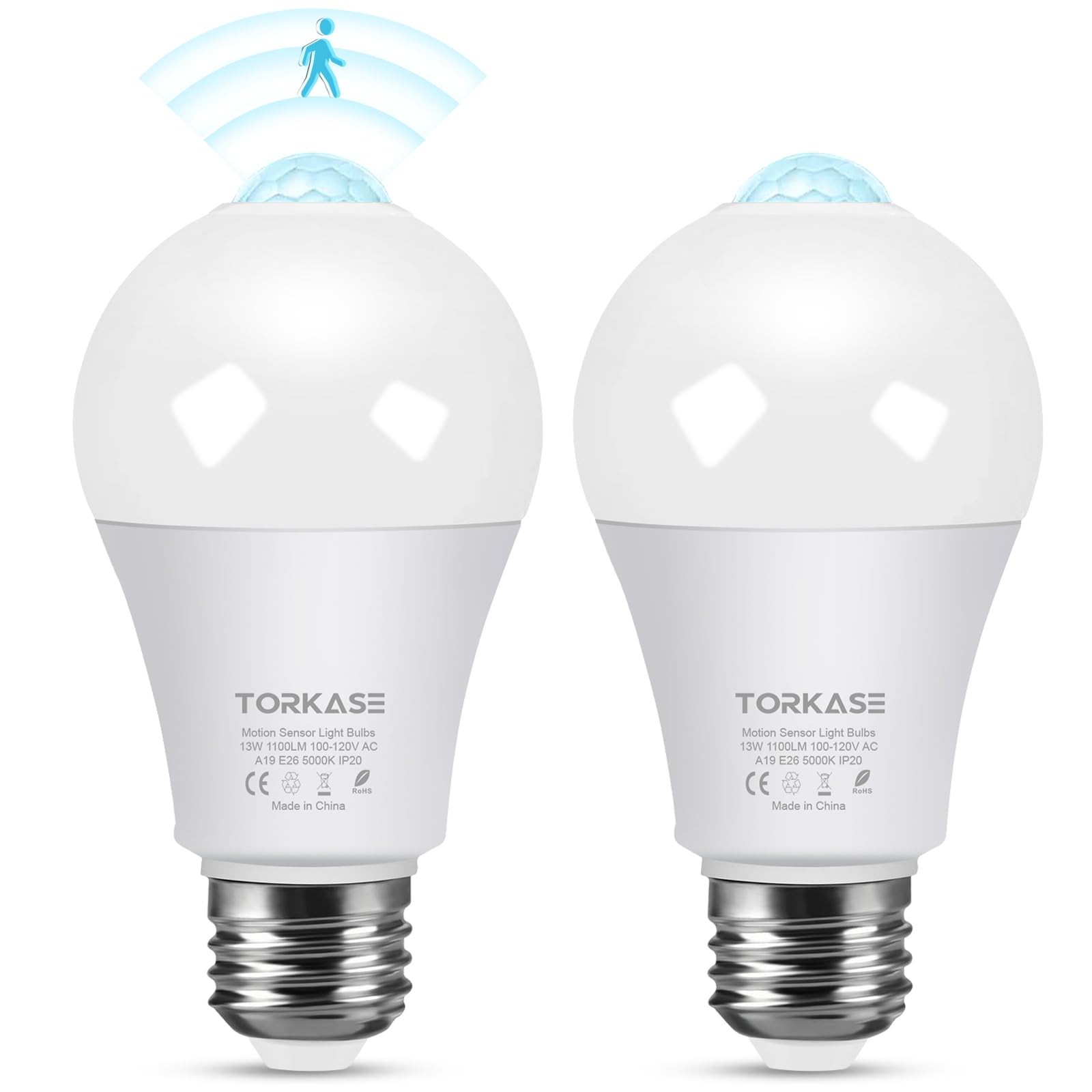 Motion Sensor Light Bulbs, 13W (100Watt Equivalent), Motion Activated Dusk to... gallery