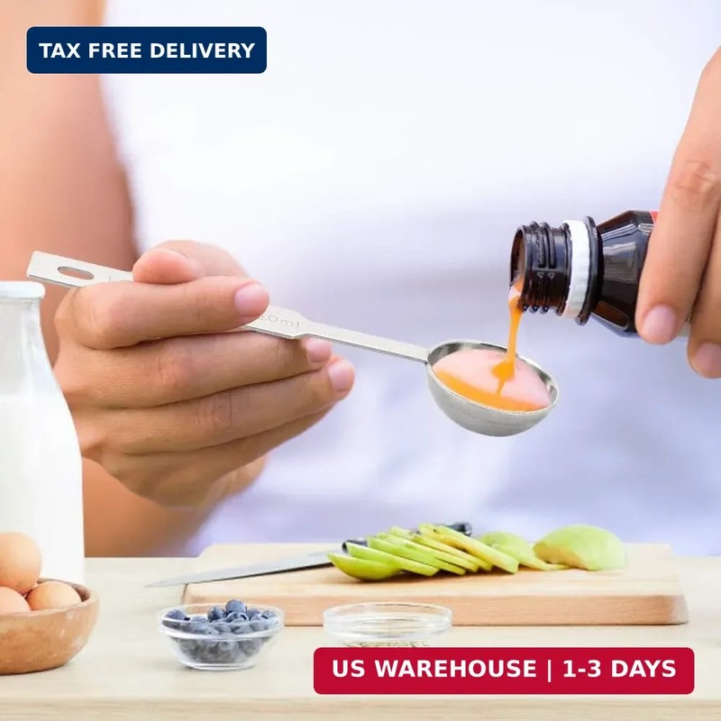 5PCS Measuring Spoons Set, Include 1/8,1/4,1/2,1 tsp, and 1tbsp Cup | Measuring gallery
