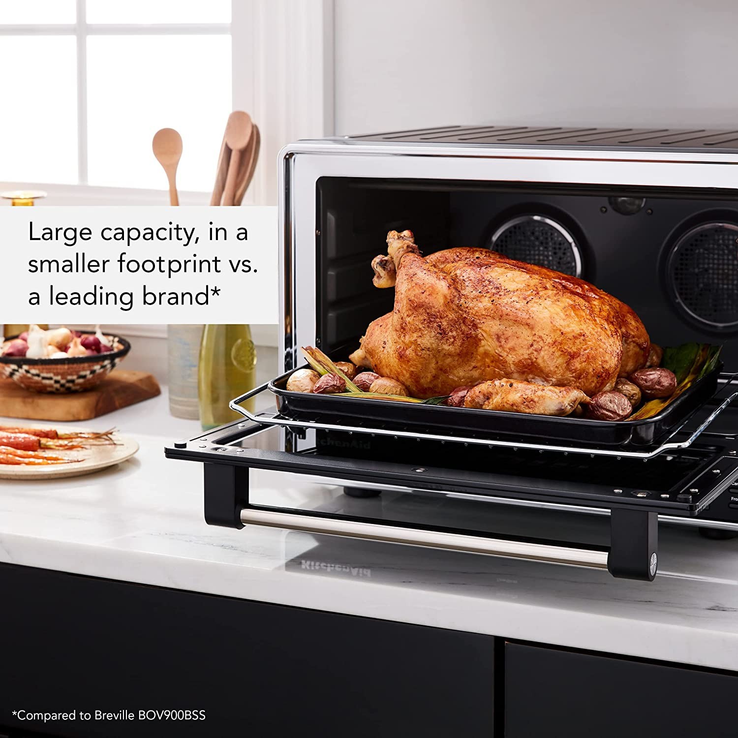KITCHEN AID DUAL CONVECTION COUNTERTOP OVEN/AIR FRYER&PROBE LOCAL PICKUP ONLY gallery