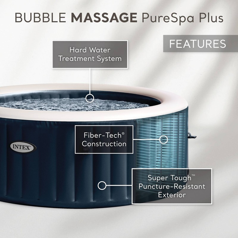 Intex Rechargeable Pool Vacuum Cleaner and Inflatable Hot Tub Bubble Jet Spa gallery