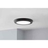 COMMERCIAL ELECTRIC 13 in. Matte Black 3-CCT Selectable LED Flush Mount Light gallery