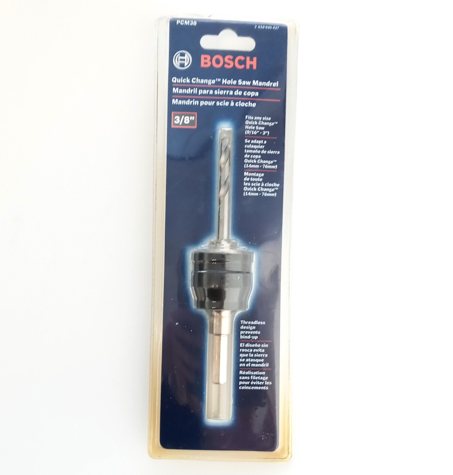Bosch PCM38 3/8" Hole Saw Quick Change Mandrel gallery
