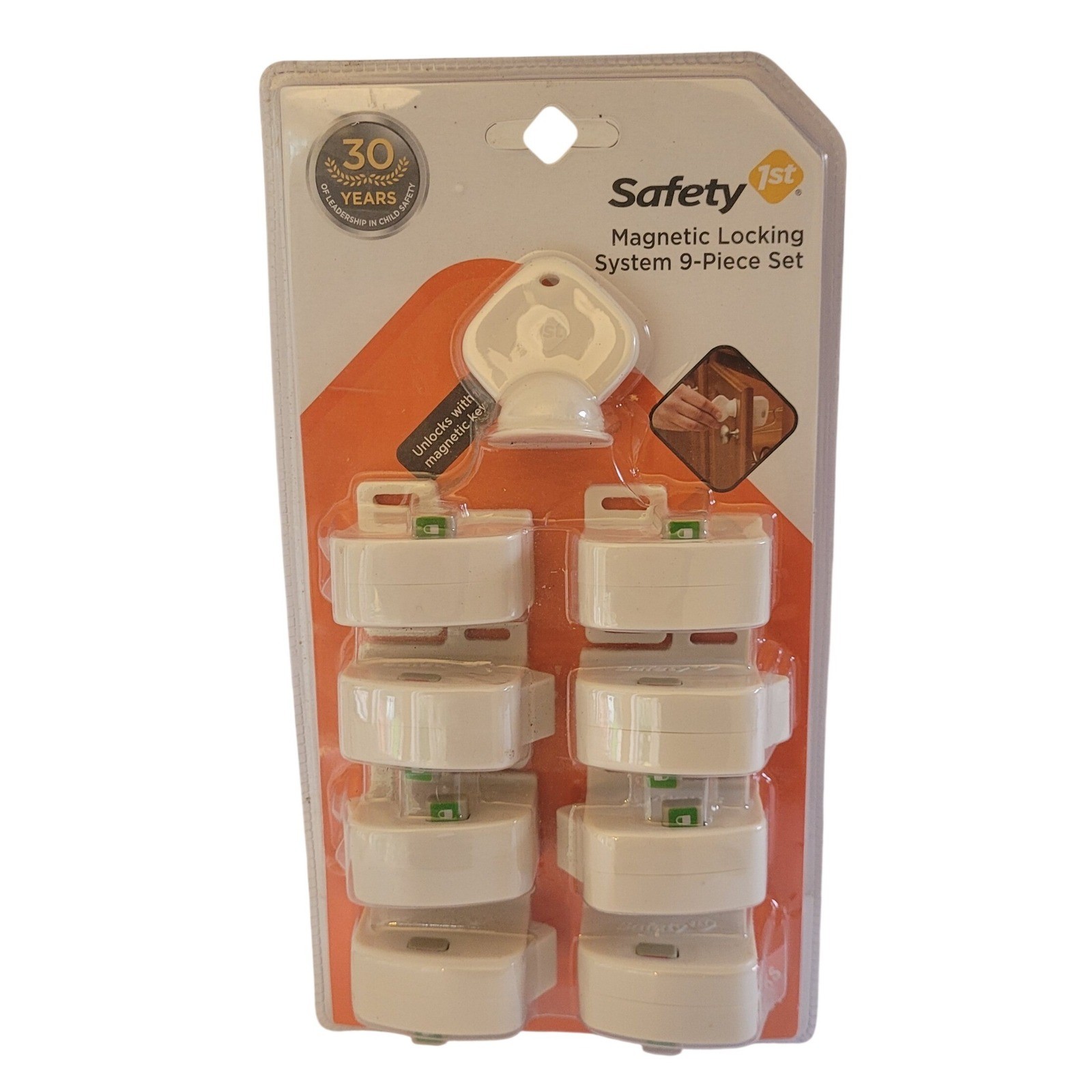 New Safety 1st Magnetic 8 Locking System 9 Piece Set Key gallery