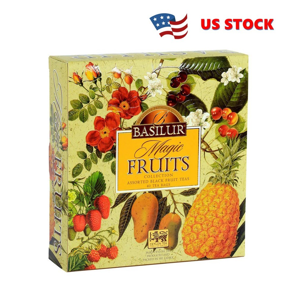 Basilur Pure Ceylon Magic Fruits Assorted Basilur Tea 40 Bags Sri Lanka gallery
