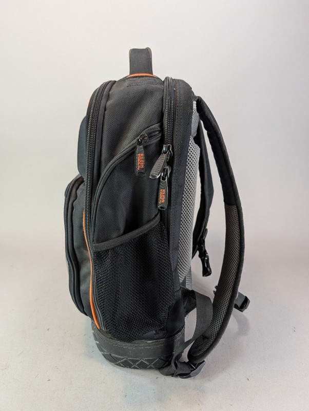 Klein Tools Tool Backpack Black Orange 18" Bag gallery