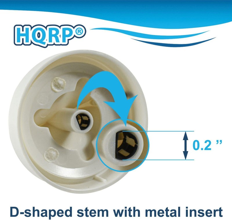 2-Pack HQRP Dryer Timer Knob Switch Replacement for GE DSXH43 Series gallery
