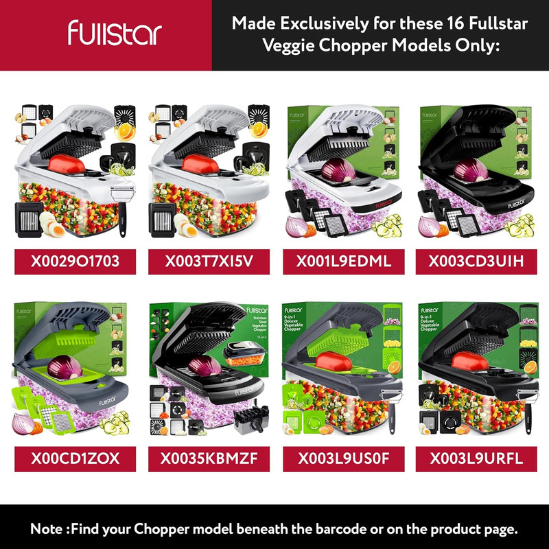 Fullstar Blade Replacement Set – Only Compatible with Select Fullstar Vegetable gallery