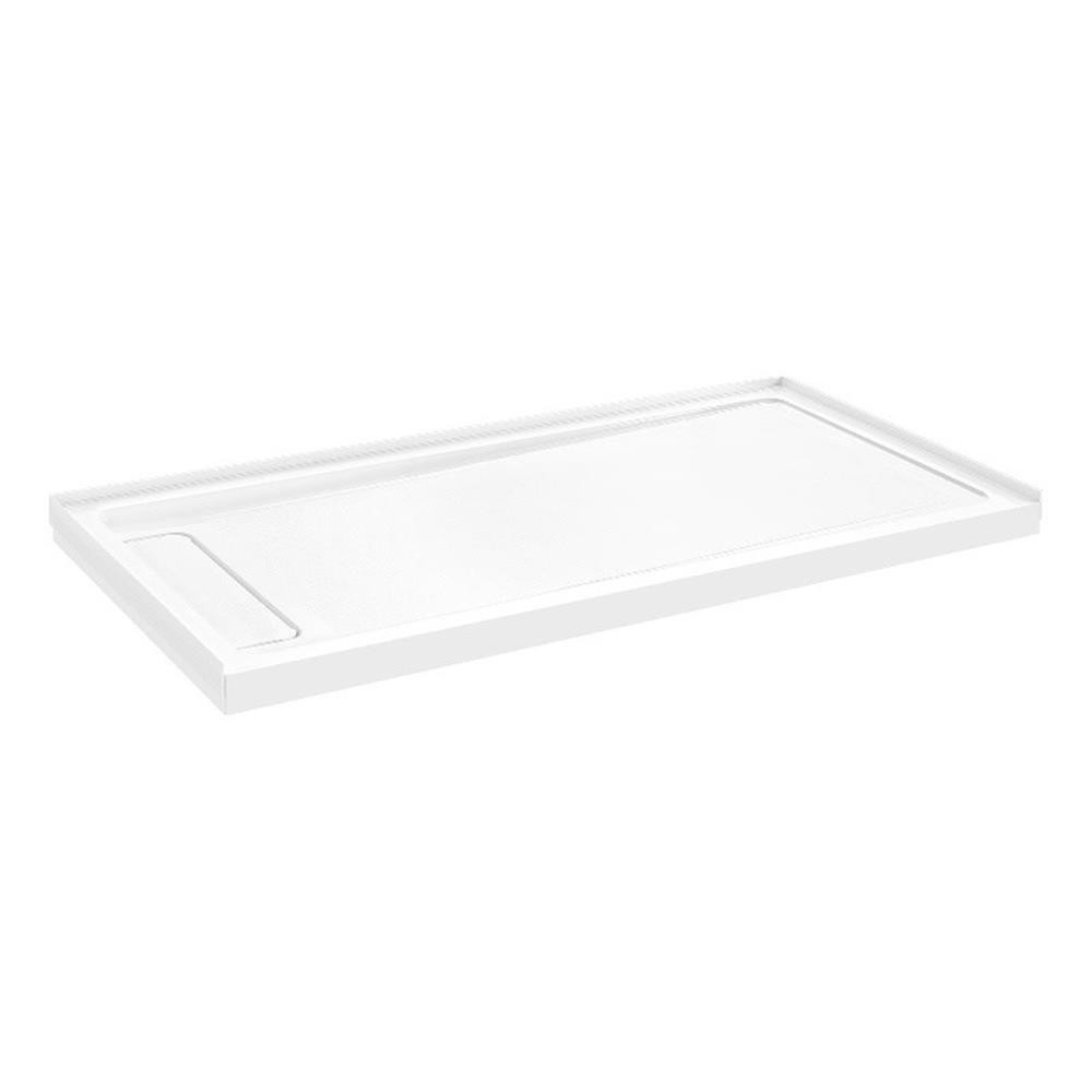 Pemberly Row 72"W x 36"D Reversible Shower Base with Hidden Side Drain gallery
