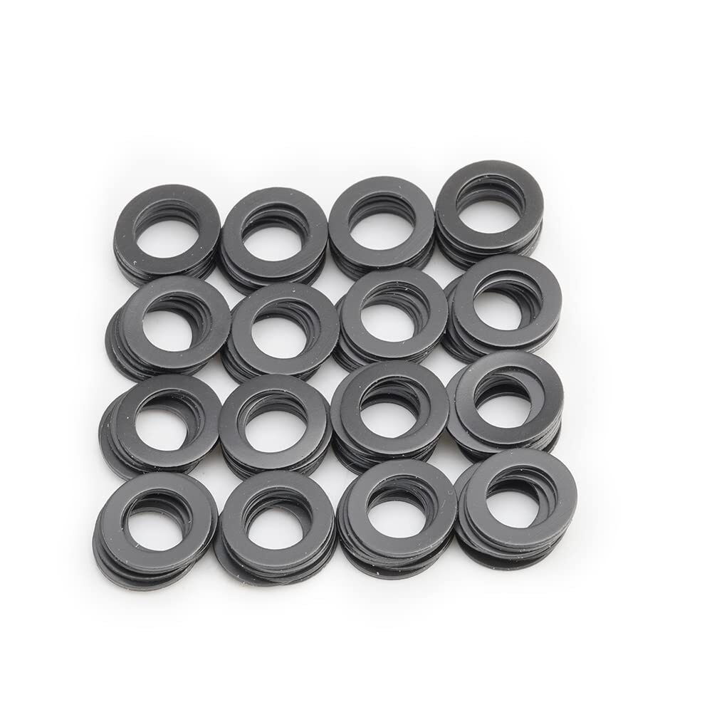 Model 1985 PTFE Coated Nylon Washers, 5x8x0.5mm (Set of 100Pcs) use with... gallery