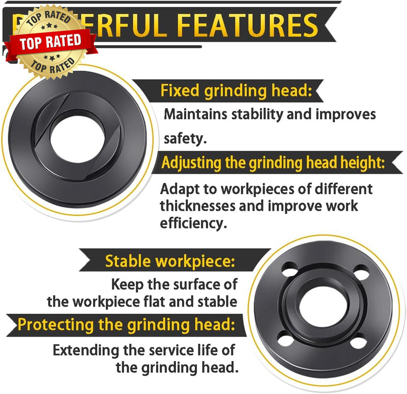 7PCS Angle Grinder Nut Angle Grinder Flange Wrench Premium Flange Metal Lock Nut gallery