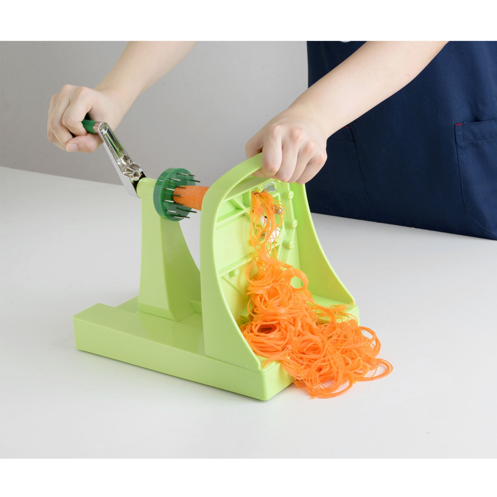  Vegetable Turning Slicer Three blade powerful spirali vegetable turning slicer  gallery