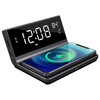 Supersonic Dual Alarm Clock with 2-in-1 Wireless Charger w 4 Brightness Levels gallery