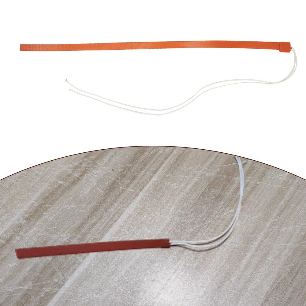 Acid-resistant Silicone Thermal Heating For Pads Flexible Heater 50W 12x500mm12V