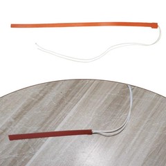 Acid-resistant Silicone Thermal Heating For Pads Flexible Heater 50W 12x500mm12V