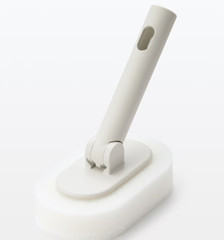 MUJI Cleaning Tool Bath Sponge with Replaceable head New Type from Japan