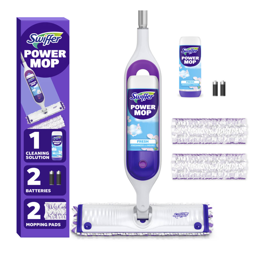 Swiffer PowerMop Multi-Surface Mop Cleaning Set Pads & Solution New gallery