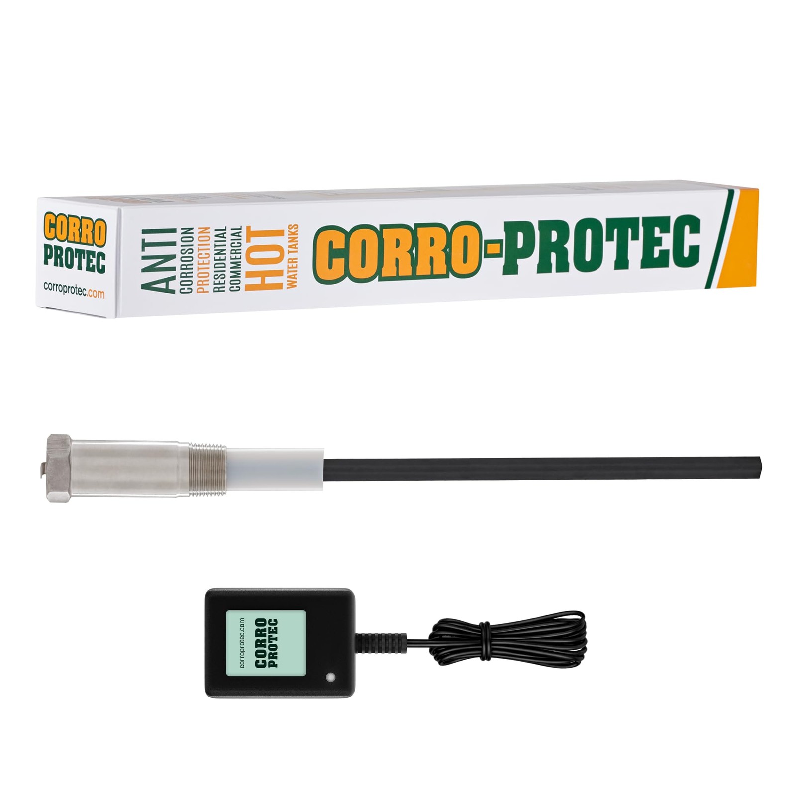 Powered Anode Rod For Water Heater 20year Warranty Eliminates Rotten Egg/sulfur gallery