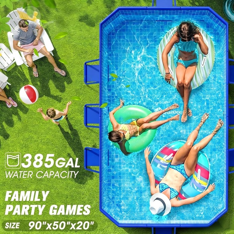 2026 Large Foldable Pool,Non-Inflatable Swimming Pool for Kid,Adult Collapsible gallery