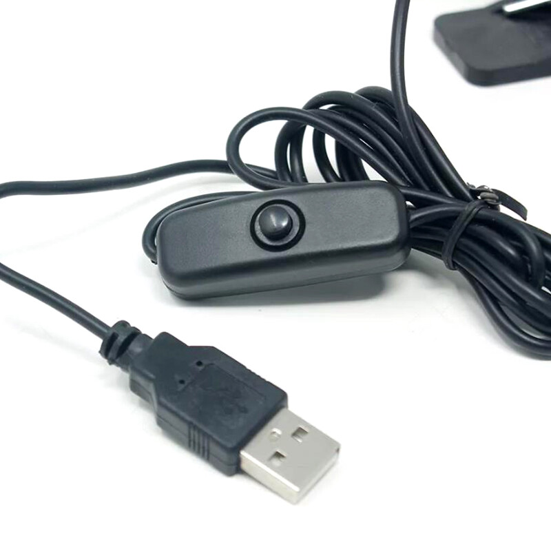 USB Reading Light Flexible LED Light Laptop Clip on Bed Desktop USA Black gallery