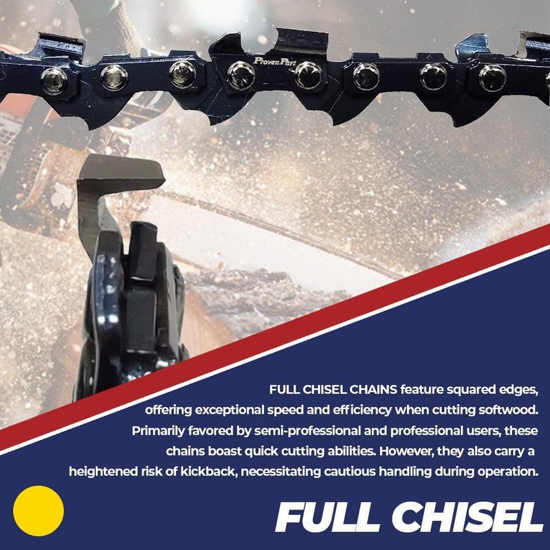 Full Chisel Chainsaw Chain 20 Inch .050 3/8 LP 70DL for Poulan CS 550 590 gallery