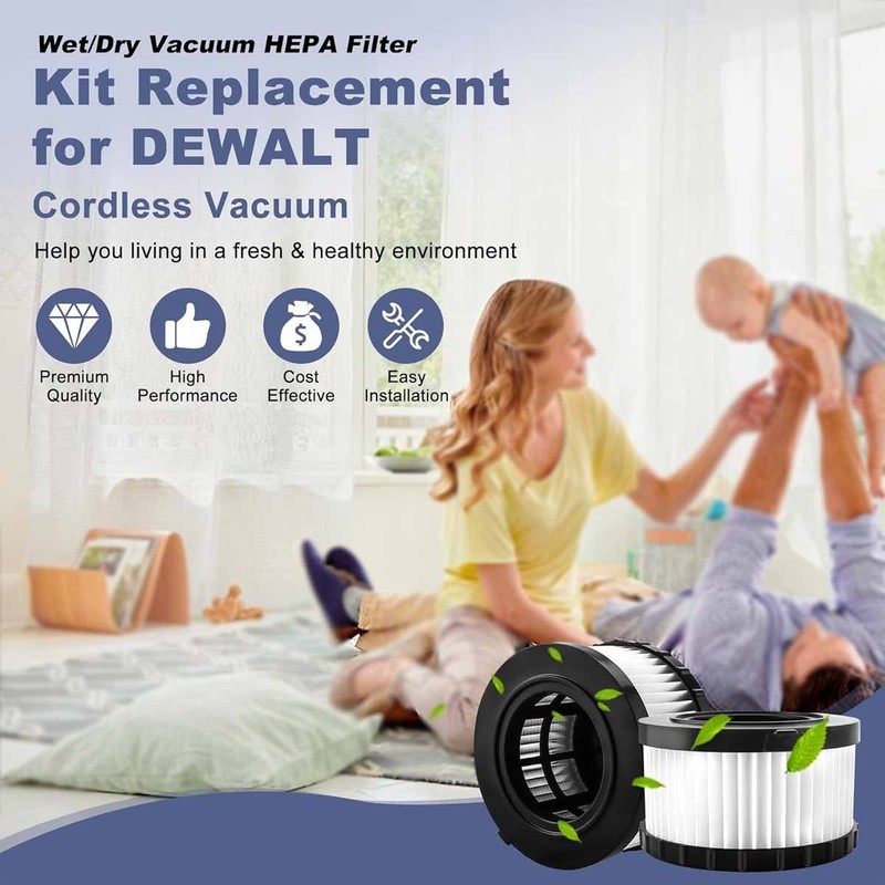 DC5151H High Efficiency Filter for Dewalt DC515 DCV517 DCV517B Wet Dry Vacuum gallery