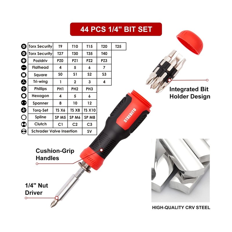 STREBITO Precision Screwdriver Set 191-Piece Multi-Bit Screwdri... USA FAST SHIP gallery