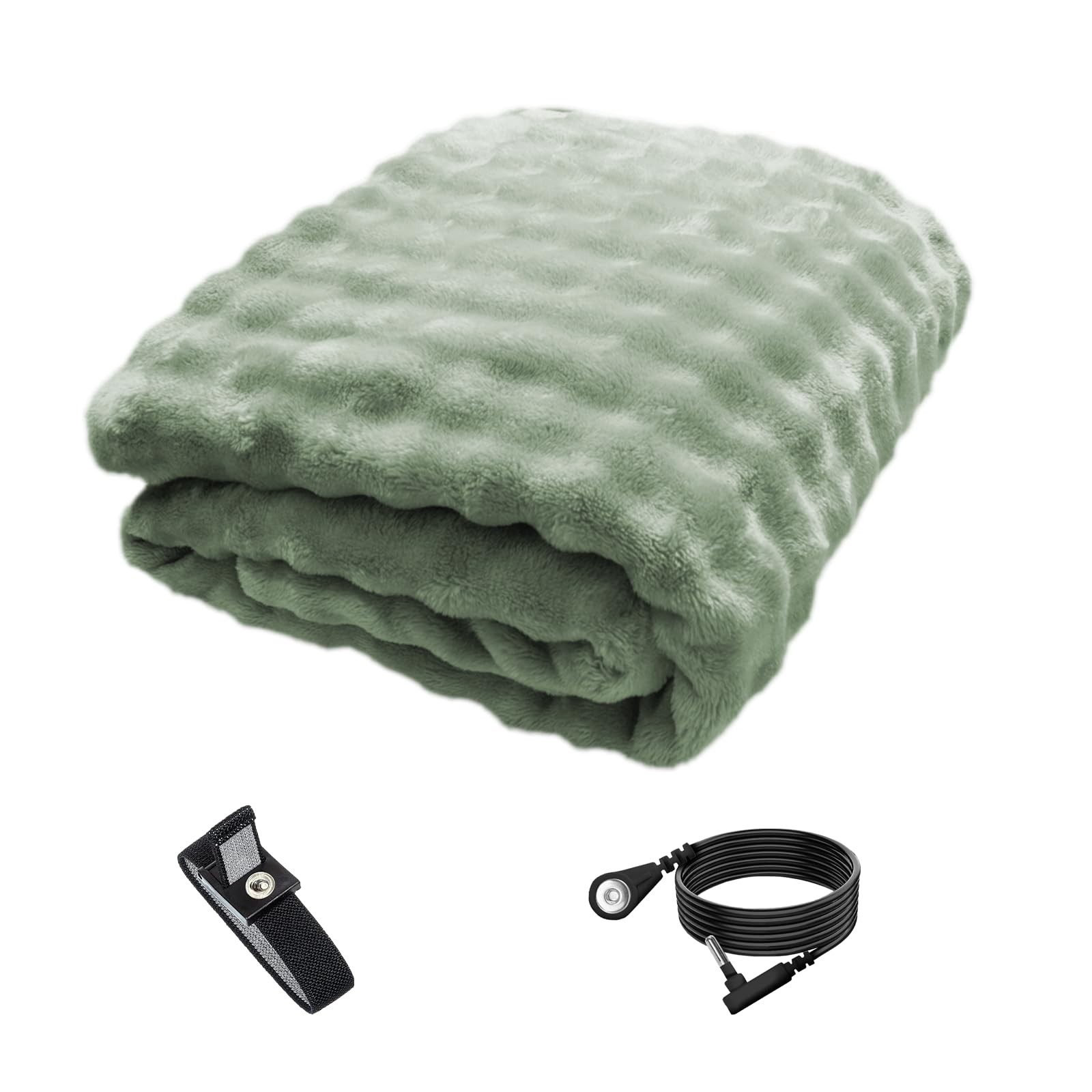 Grounding Blanket Grounding Sheets Queen, Grounding Throw for Improved Sleep, Re gallery