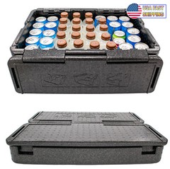 Cooling Chilling Collapsible Cooler Chest Box Insulate Iceless Foldable Portable