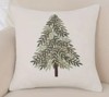 Tree Embroidered Weaved Canvas Nature 18” Throw Pillow Cover Luxury Home Decor gallery