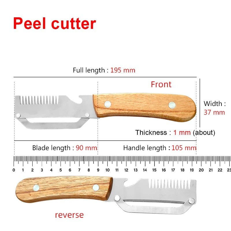 NEW 2 in 1 Multi-Functional Vegetable Peeler for Kitchen Stainless Steel Peeler gallery