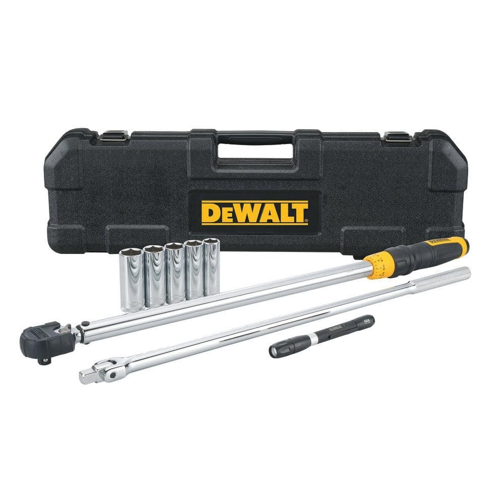 DEWALT 1/2 in. Drive Torque Wrench Tire Change Kit (7-Piece) gallery