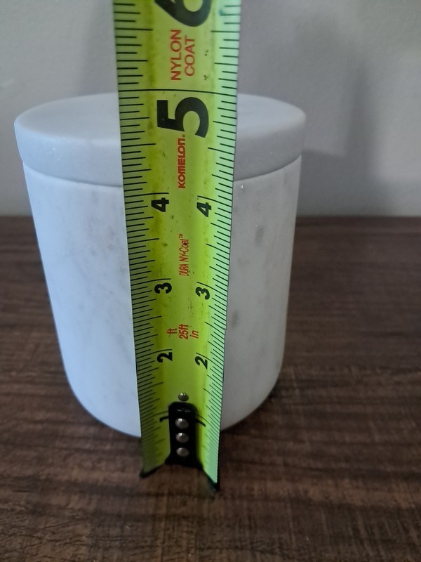CB2 Large Marble Canister gallery