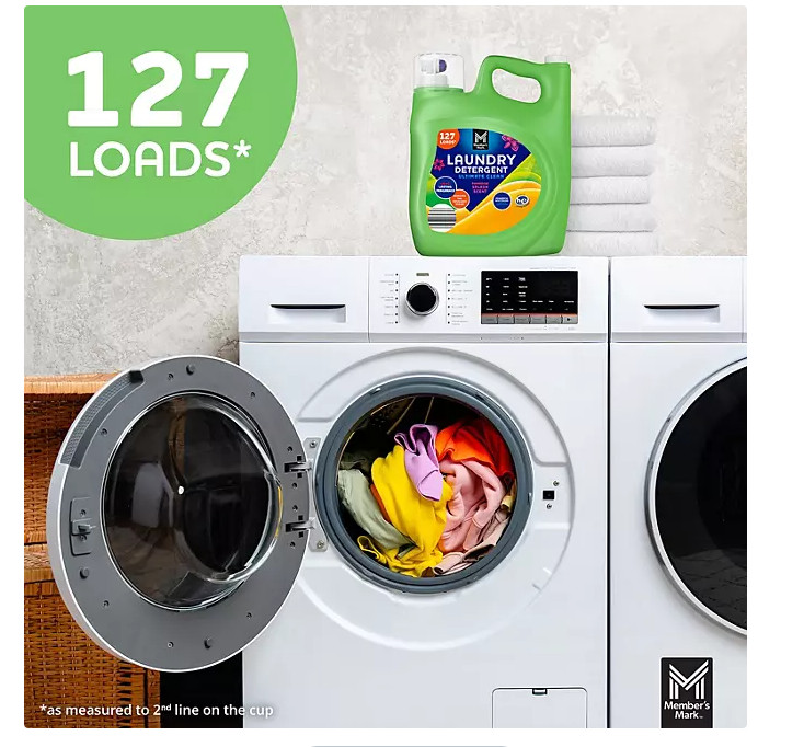 Member's Mark Liquid Laundry Detergent, Paradise Splash, 127 loads, 196 fl. oz. gallery