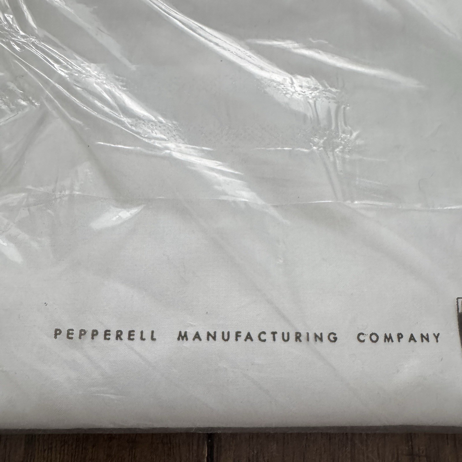 Vtg Lady Pepperell Fine Combed Percale Flat White Flat Sheet USA Made 72x108 NOS gallery