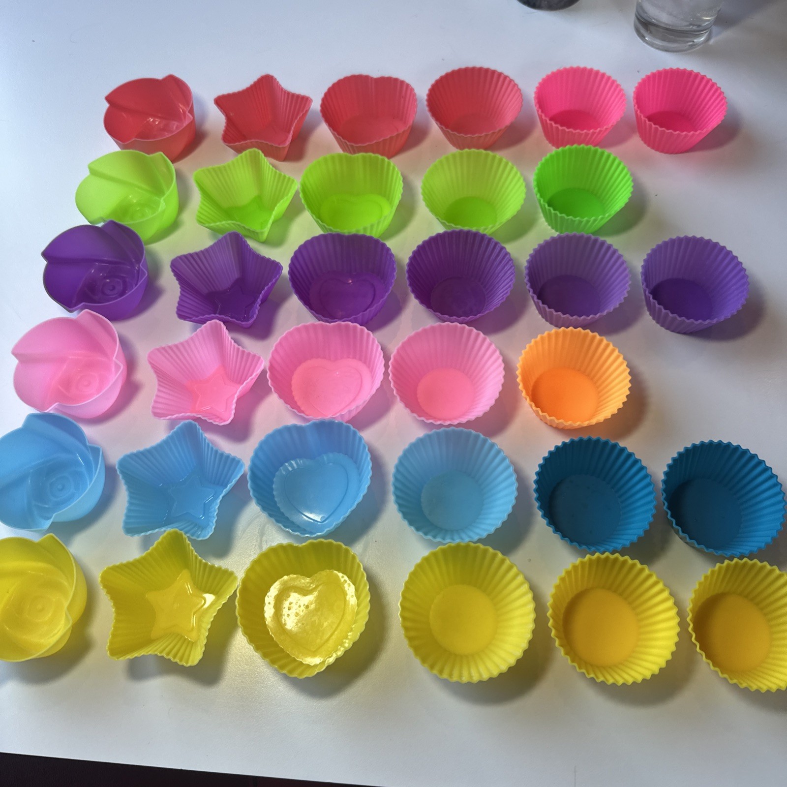 Silicone cupcake liners reusable 34 pcs dishwasher safe gallery