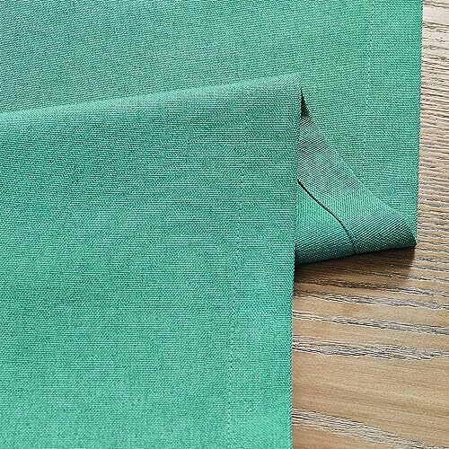 Basic Linen Style Table Runner, 14 x 48 Inch Rustic 14x48 Inch Teal Chambray gallery