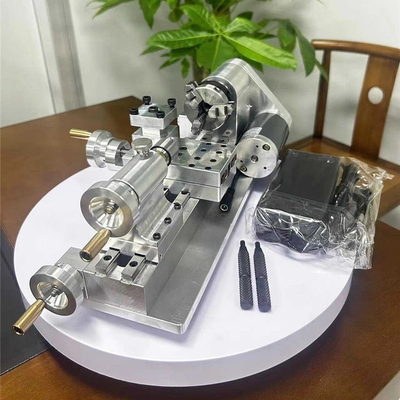 Compact Lathe Precision Micro Lathe Mini Lathe Watch Lathe Mala Bead Machine DIY gallery