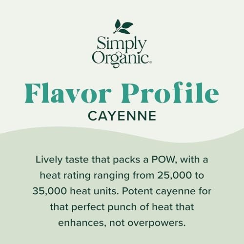 Cayenne Pepper, 2.50 Ounce, Pure, Organic Cayenne Peppers, No Gmo'S, Kosher Cert gallery