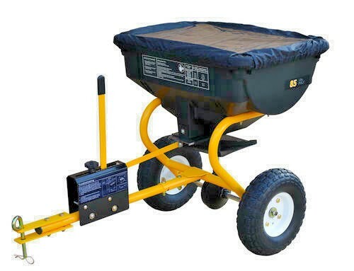 Heavy Duty 85 lb Tow Behind Broadcast Spreader ATV Garden Tractor Seed Spreading gallery