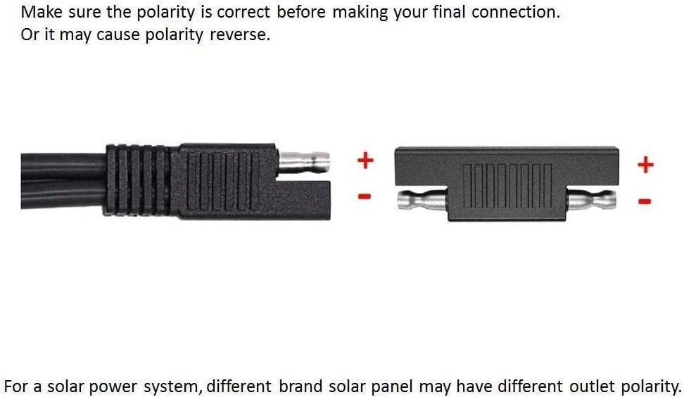 Sunway Solar SAE Polarity Reverse Adapter Connectors for to 3 Pack gallery
