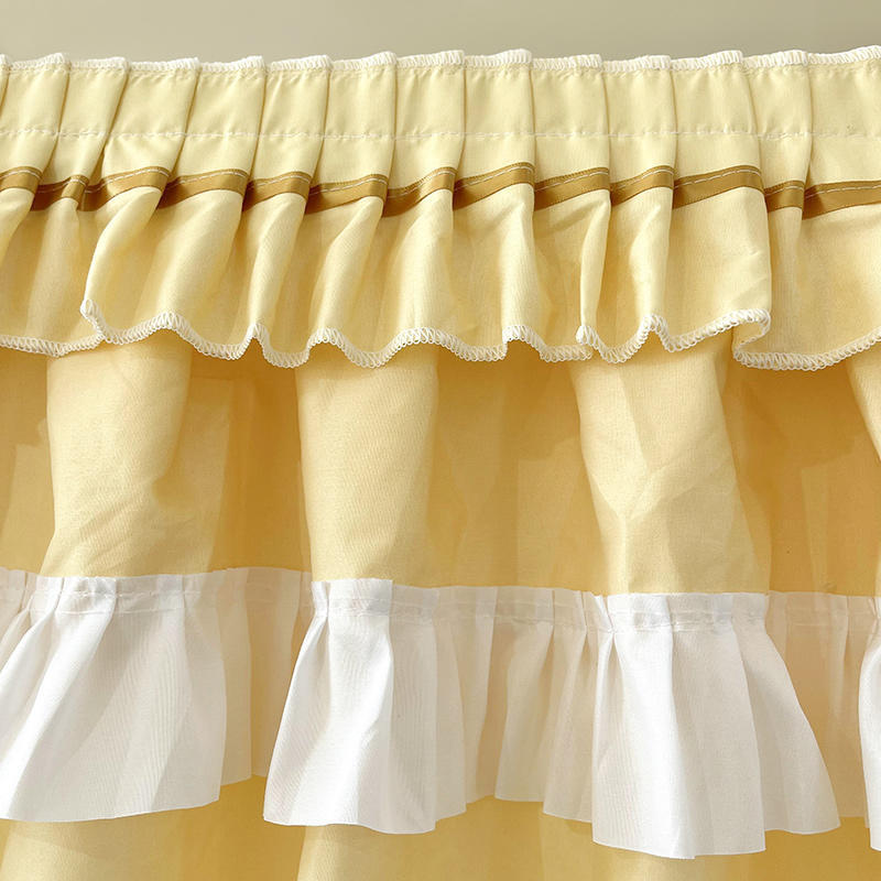 Double Layer Blackout Mosquito Net Dust Proof Bed Curtain Drapes Queen King Size gallery