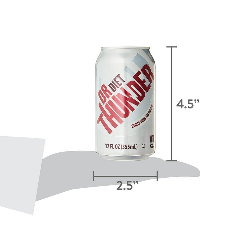 Great Value Dr Thunder Diet Calorie Free Cola Soda Pop, 12 fl oz, 24 Pack Cans gallery