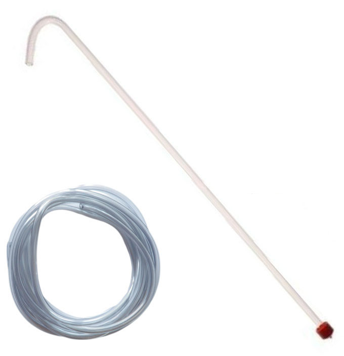 24" Racking Cane Siphon kit w/ Tip, 5' hose, Clamp up to 6 Gal. Carboy Beer Wine gallery