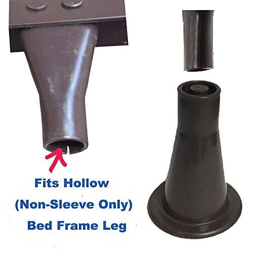 4 Pack Plastic Bed Frame Feet That Replace Wheels on Bed Frame for Stationary gallery