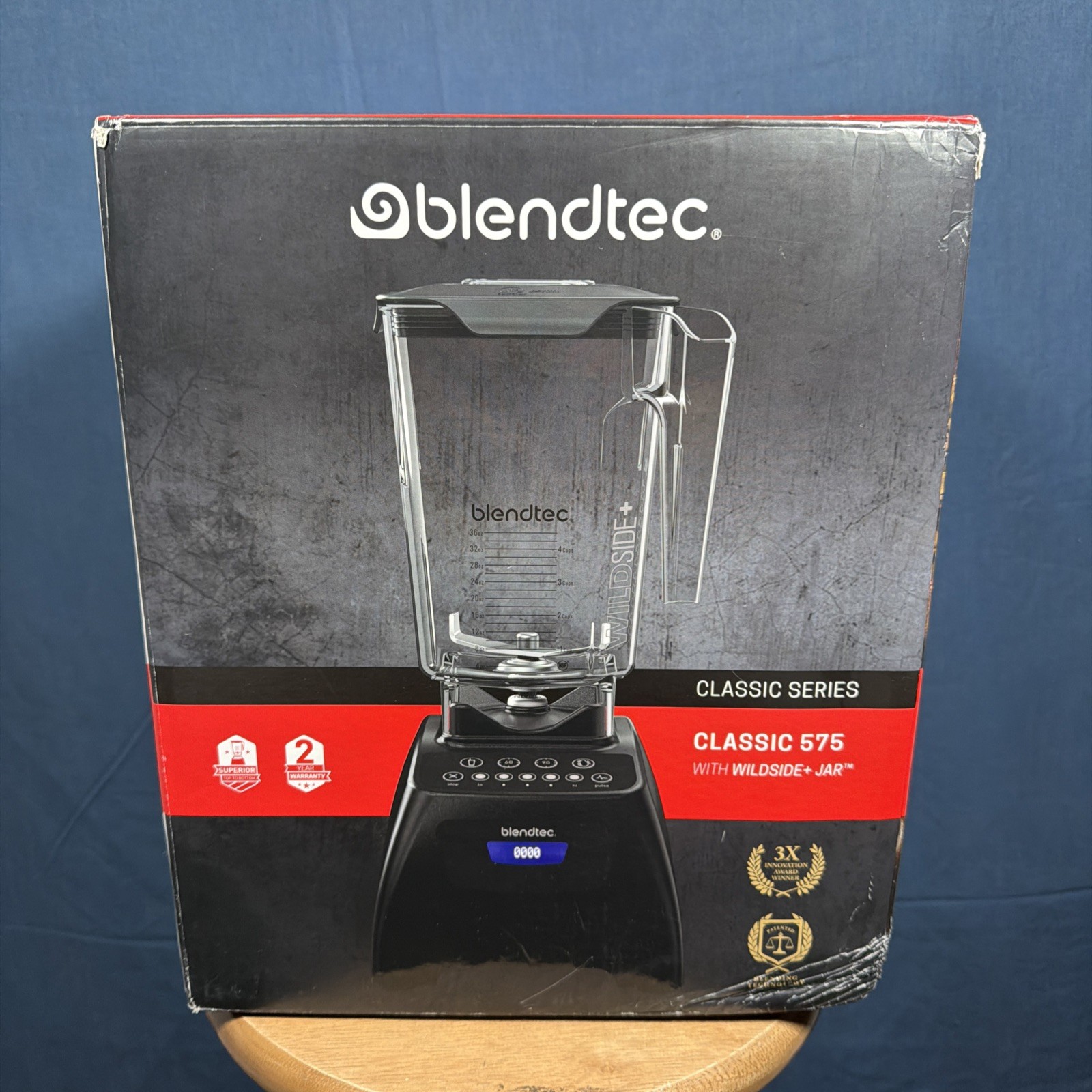 Blendtec Classic 575 Blender, 90 oz WildSide+ Jar, Spoonula Spatula,Black gallery