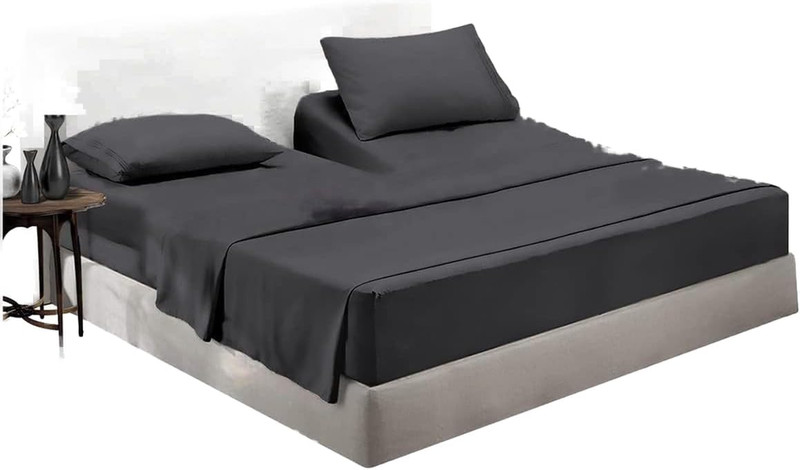 Top Split King Flex Head Sheet Set for Sleep Number Mattress Fits Deep Pocket Be gallery
