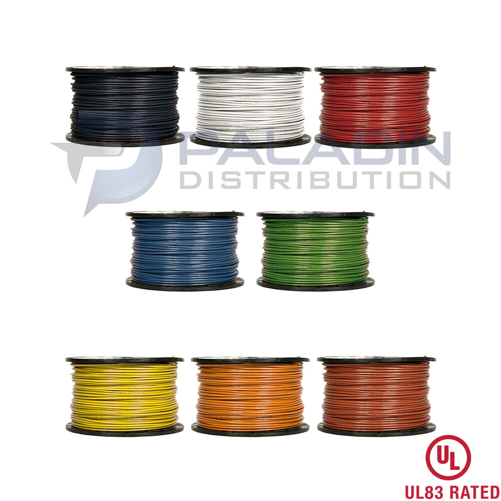 #14 AWG Gauge 600V THHN Stranded Copper Wire Multi Colors Available - UL 500FT gallery