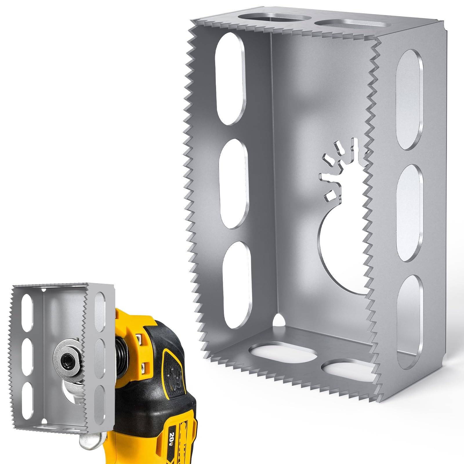 Upgrade 1 PCS Drywall Outlet Cutter Tools - Square Slot Cutter, Fits Most Osc... gallery